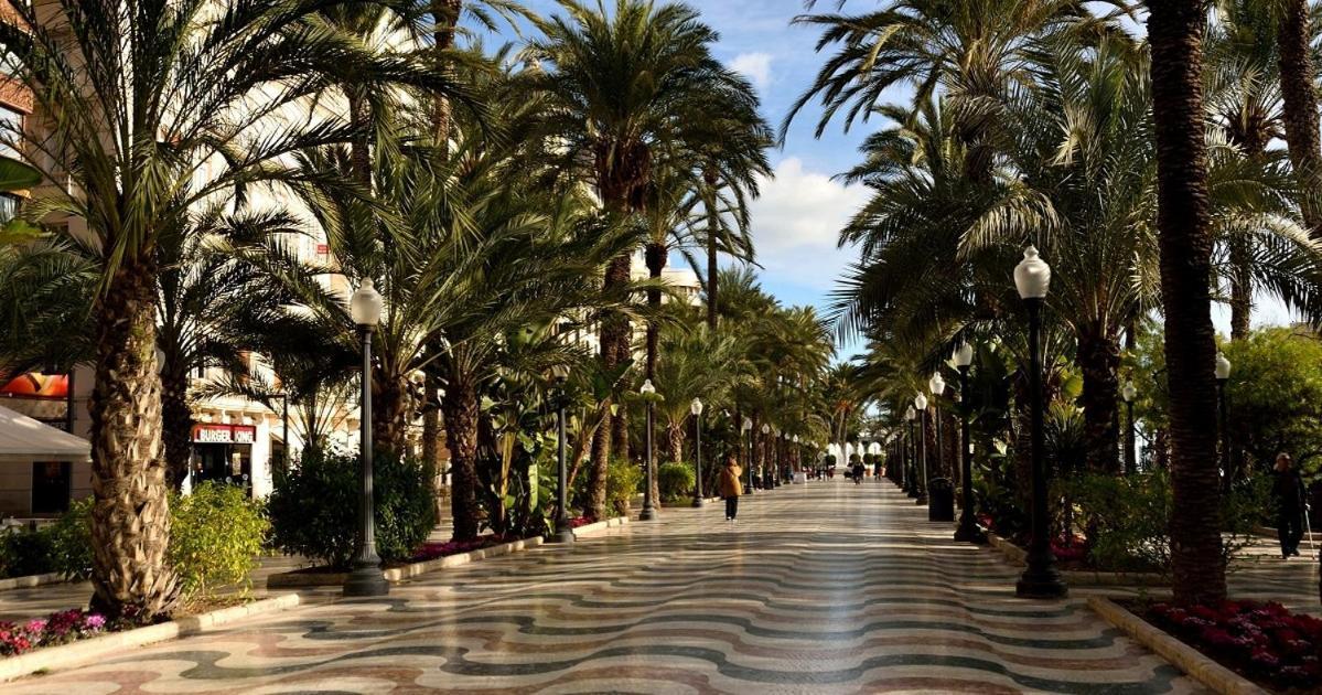 35-3- Комната В Квартире Для Семьи От 1 До 4 Человек В Центре Аликанте Alicante Ngoại thất bức ảnh