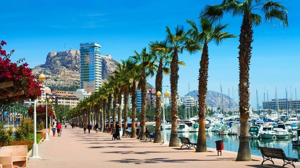 35-3- Комната В Квартире Для Семьи От 1 До 4 Человек В Центре Аликанте Alicante Ngoại thất bức ảnh