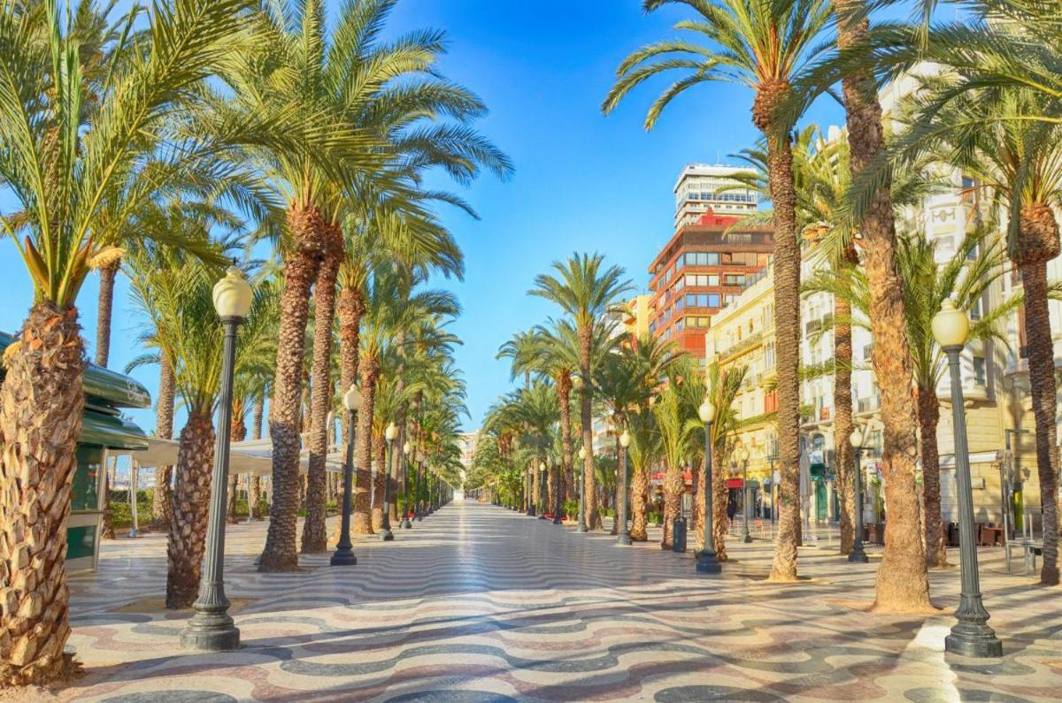 35-3- Комната В Квартире Для Семьи От 1 До 4 Человек В Центре Аликанте Alicante Ngoại thất bức ảnh